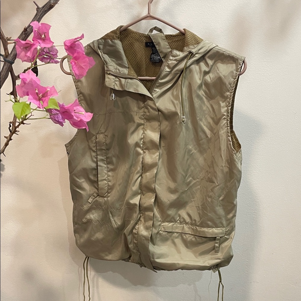 Buffalo David Bitton Light Brown Hooded Vest